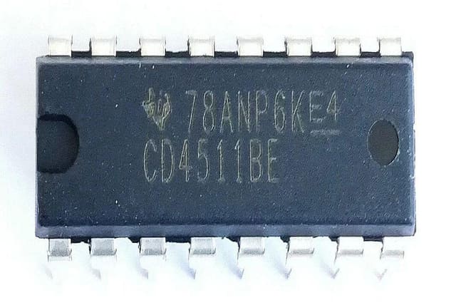 CD4511数字芯片测试项目